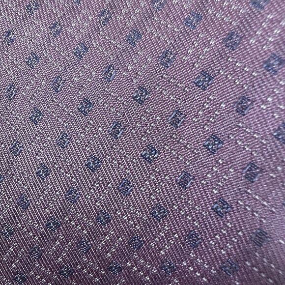 Fendi Tie 100% Silk FF Logo Pink Made In Italy - Picture 2 of 10